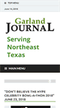 Mobile Screenshot of garlandjournal.com