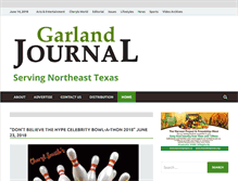 Tablet Screenshot of garlandjournal.com